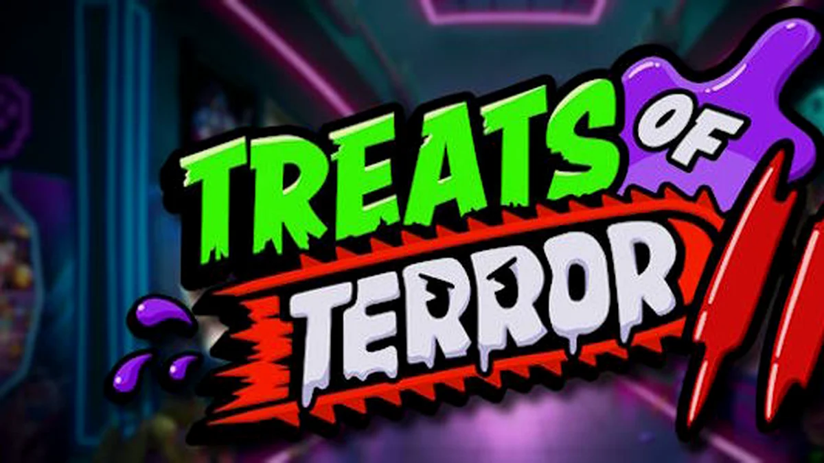 Visual bertema horor komedi dari slot Treats of Terror II